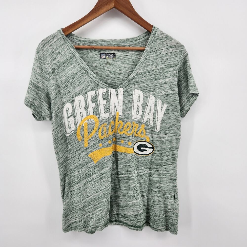 NFL Team Apparel Women's Size XL Green Bay Packers T-Shirt